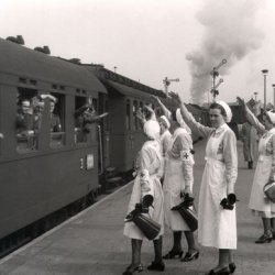 Bahnhofsverpflegungsstelle 1941